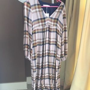 Zara plaid dress